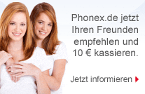 Werben Sie Ihre Freunde und sichern Sie sich 10 Euro Gutschrift.